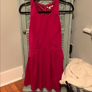Deep pink dress